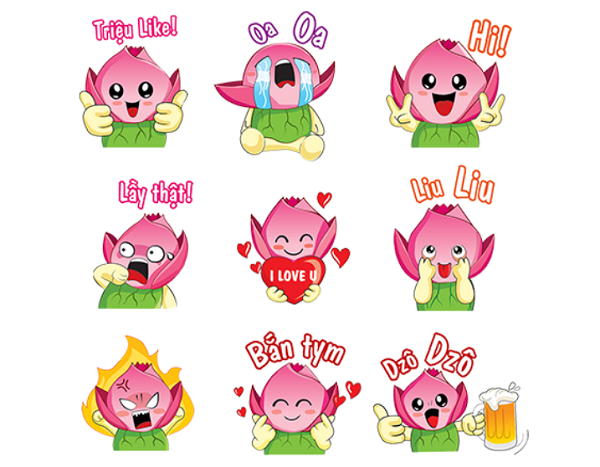 Biểu tượng địa phương lần đầu xuất hiện dưới dạng sticker
